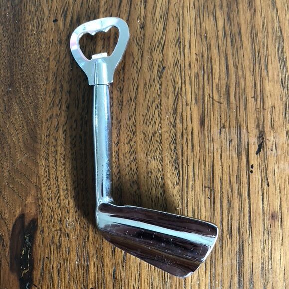 Vintage Chrome Golf Club Bottle Opener 6" - Picture 2 of 3